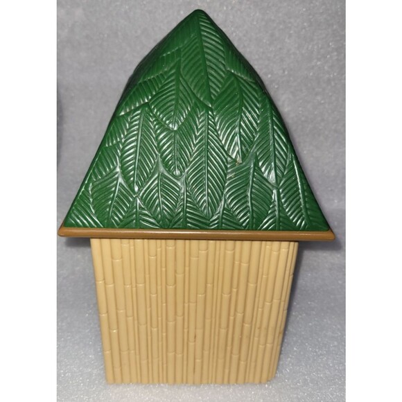 S.S. Cookie Hut Musical Cookie Jar Gilligan's Island Theme Song Tiki Hut Works! - Picture 4 of 6